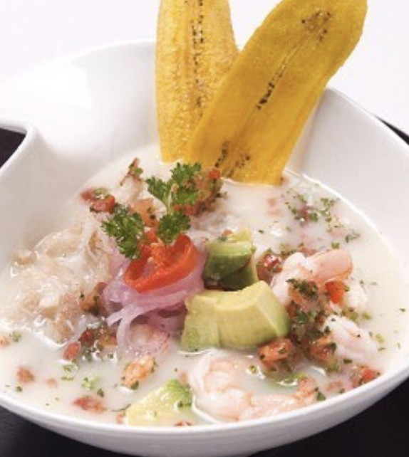 Cebiche mixto (Camarón y pescado)